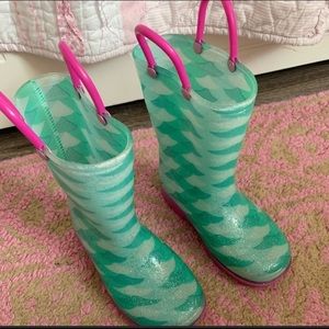 Cat and Jack kids rain boots size 11